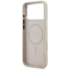  iPhone 17 Pro Max Pink Guess PU bőr háromszög logós MagSafe tok-3666339515386 7 kép