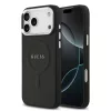  iPhone 17 Pro Max Fekete Guess PU Saffiano MagSafe tok