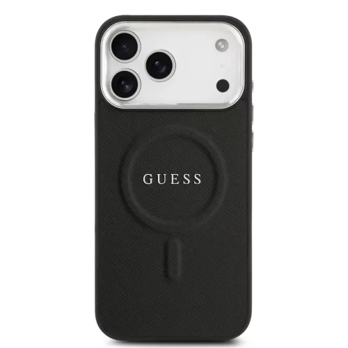  iPhone 17 Pro Max Fekete Guess PU Saffiano MagSafe tok-3666339516666 3 kép