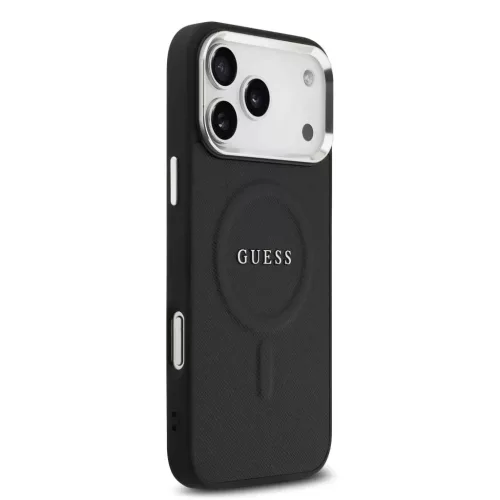  iPhone 17 Pro Max Fekete Guess PU Saffiano MagSafe tok-3666339516666 4 kép