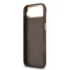  iPhone 17 Air Barna Guess PU Bőr 4G Arany Keretes MagSafe Tok-3666339519209 6 kép