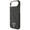  iPhone 17 Air Fekete Guess PU Bőr 4G Háromszög Logós Arany Kerete-3666339520960 4 kép