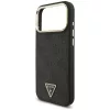  iPhone 17 Pro Max Fekete Guess PU Leather 4G Strass Triangle Logo Gol-3666339520984 4 kép