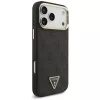  iPhone 17 Pro Max Fekete Guess PU Leather 4G Strass Triangle Logo Gol-3666339520984 6 kép