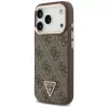  iPhone 17 Pro Barna Guess PU bőr 4G Strass háromszög logó arany k-3666339521134 2 kép
