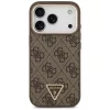  iPhone 17 Pro Barna Guess PU bőr 4G Strass háromszög logó arany k-3666339521134 7 kép