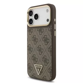  iPhone 17 Pro Max Barna Guess PU Bőr 4G Strass Háromszög Logó Ara-3666339521141 2 kép