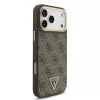  iPhone 17 Pro Max Barna Guess PU Bőr 4G Strass Háromszög Logó Ara-3666339521141 4 kép