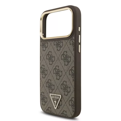  iPhone 17 Pro Max Barna Guess PU Bőr 4G Strass Háromszög Logó Ara-3666339521141 5 kép