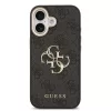  iPhone 17 Fekete Guess PU Bőr 4G Fém Logó Arany Keretes tok-3666339521592 3 kép