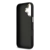  iPhone 17 Fekete Guess PU Bőr 4G Fém Logó Arany Keretes tok-3666339521592 6 kép