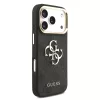  iPhone 17 Pro Fekete Guess PU Bőr 4G Fém Logó Arany Keretes Tok-3666339521615 4 kép