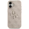  iPhone 17 Pink Guess PU Leather 4G Metal Logo Gold Frame tok-3666339521752 6 kép