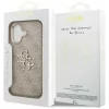  iPhone 17 Pink Guess PU Leather 4G Metal Logo Gold Frame tok-3666339521752 8 kép
