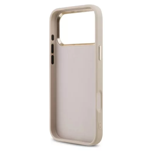  iPhone 17 Pro Max rózsaszín Guess PU bőr 4G fém logós arany kere-3666339521783 2 kép