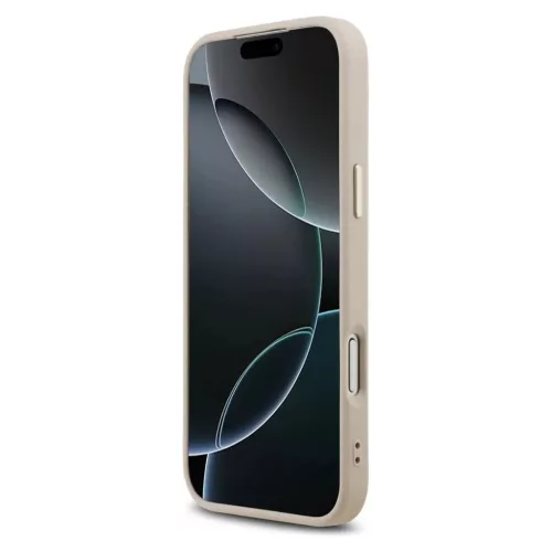  iPhone 17 Pro Max rózsaszín Guess PU bőr 4G fém logós arany kere-3666339521783 4 kép
