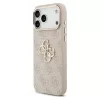  iPhone 17 Pro Max rózsaszín Guess PU bőr 4G fém logós arany kere-3666339521783 7 kép