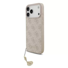  iPhone 17 Pro Max Tone on Tone Pink Guess 4G Charm tok