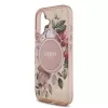  iPhone 17 Pink Guess IML Flowers Pánt MagSafe tok-3666339526153 4 kép