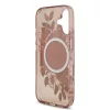  iPhone 17 Pink Guess IML Flowers Pánt MagSafe tok-3666339526153 5 kép