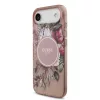  iPhone 17 Air Pink Guess IML Flowers Pántos MagSafe tok-3666339526160 2 kép