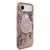  iPhone 17 Air Pink Guess IML Flowers Pántos MagSafe tok-3666339526160 3 kép