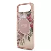  iPhone 17 Air Pink Guess IML Flowers Pántos MagSafe tok-3666339526160 4 kép