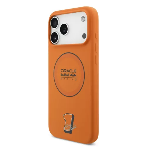  iPhone 17 Pro Max Narancs Red Bull Szilikon Kék Gyűrűs MagSafe tok-3666339527532 2 kép