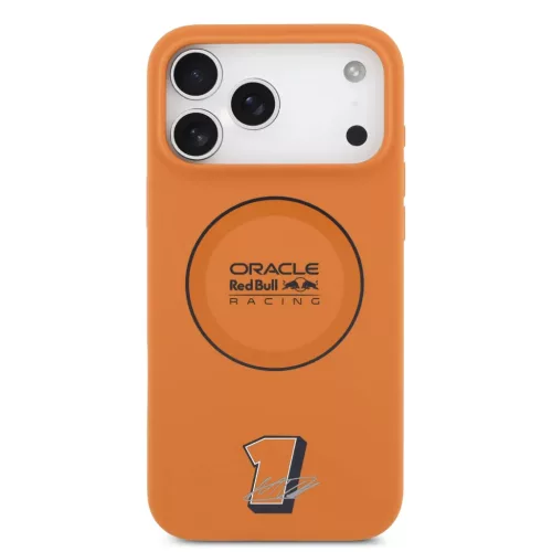  iPhone 17 Pro Max Narancs Red Bull Szilikon Kék Gyűrűs MagSafe tok-3666339527532 3 kép
