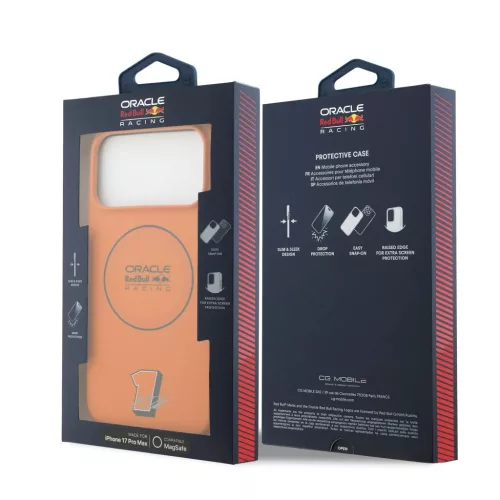  iPhone 17 Pro Max Narancs Red Bull Szilikon Kék Gyűrűs MagSafe tok-3666339527532 7 kép