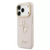 Guess PU Grained 4G Logo Állványos Kamera Keretes tok iPhone 17 Pro -3666339534219 2 kép