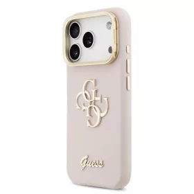 Guess PU Grained 4G Logo Állványos Kamera Keretes tok iPhone 17 Pro -3666339534219 2 kép