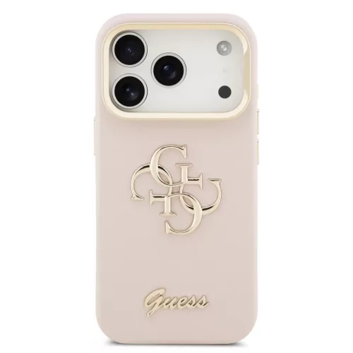 Guess PU Grained 4G Logo Állványos Kamera Keretes tok iPhone 17 Pro -3666339534219 3 kép