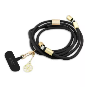   Guess Keresztpánt 4G Charm töltőkábellel USB-C/USB-C Fekete