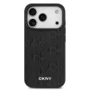  iPhone 17 Pro Fekete DKNY PU Bőr Rácsos Minta Magsafe tok-3666339546014 3 kép