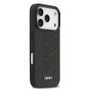 iPhone 17 Pro Fekete DKNY PU Bőr Rácsos Minta Magsafe tok-3666339546014 4 kép
