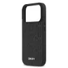  iPhone 17 Pro Fekete DKNY PU Bőr Rácsos Minta Magsafe tok-3666339546014 5 kép