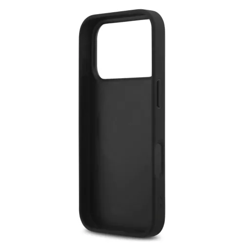  iPhone 17 Pro Fekete DKNY PU Bőr Rácsos Minta Magsafe tok-3666339546014 6 kép
