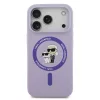  iPhone 17 Pro Lila Karl Lagerfeld Liquid Silicone Karl and Choupette -3666339549398 3 kép