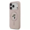  iPhone 17 Pro rózsaszín Karl Lagerfeld Liquid Silicone Karl és Cho-3666339549435 2 kép
