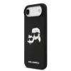  iPhone 17 Air fekete Karl Lagerfeld Liquid Silicone Double Heads MagS-3666339549466 2 kép