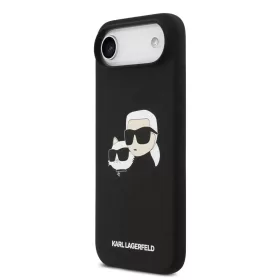  iPhone 17 Air fekete Karl Lagerfeld Liquid Silicone Double Heads MagS-3666339549466 2 kép
