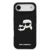  iPhone 17 Air fekete Karl Lagerfeld Liquid Silicone Double Heads MagS-3666339549466 3 kép