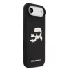  iPhone 17 Air fekete Karl Lagerfeld Liquid Silicone Double Heads MagS-3666339549466 4 kép
