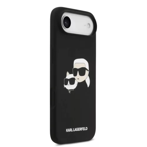  iPhone 17 Air fekete Karl Lagerfeld Liquid Silicone Double Heads MagS-3666339549466 4 kép