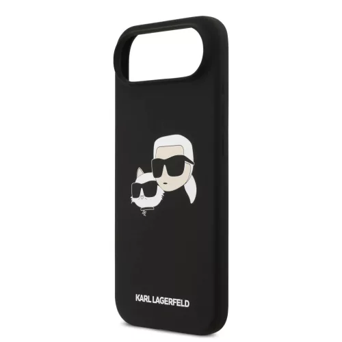  iPhone 17 Air fekete Karl Lagerfeld Liquid Silicone Double Heads MagS-3666339549466 5 kép