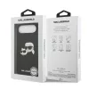  iPhone 17 Air fekete Karl Lagerfeld Liquid Silicone Double Heads MagS-3666339549466 7 kép