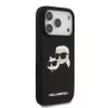  iPhone 17 Pro Fekete Karl Lagerfeld Liquid Silicone Double Heads MagS-3666339549473 4 kép