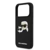  iPhone 17 Pro Fekete Karl Lagerfeld Liquid Silicone Double Heads MagS-3666339549473 5 kép