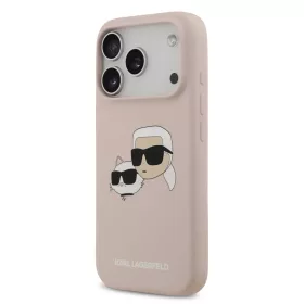  iPhone 17 Pro Pink Karl Lagerfeld Liquid Silicone Double Heads MagSaf-3666339549510 2 kép